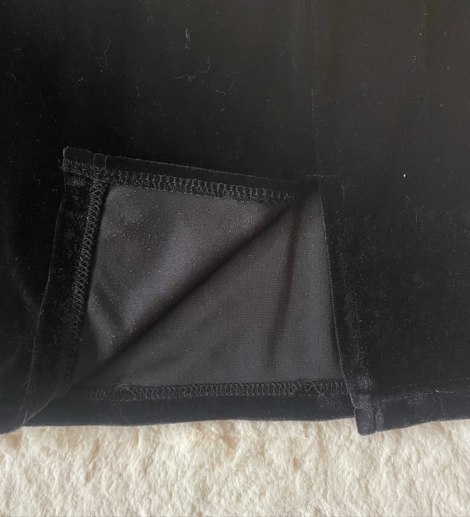 Vestido negro de terciopelo – photo 4